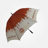 fibrestorm golf umbrella custom branding side angle