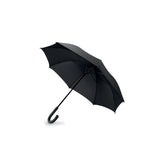 Side view of open umbrella