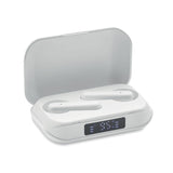 Earbuds charging case open